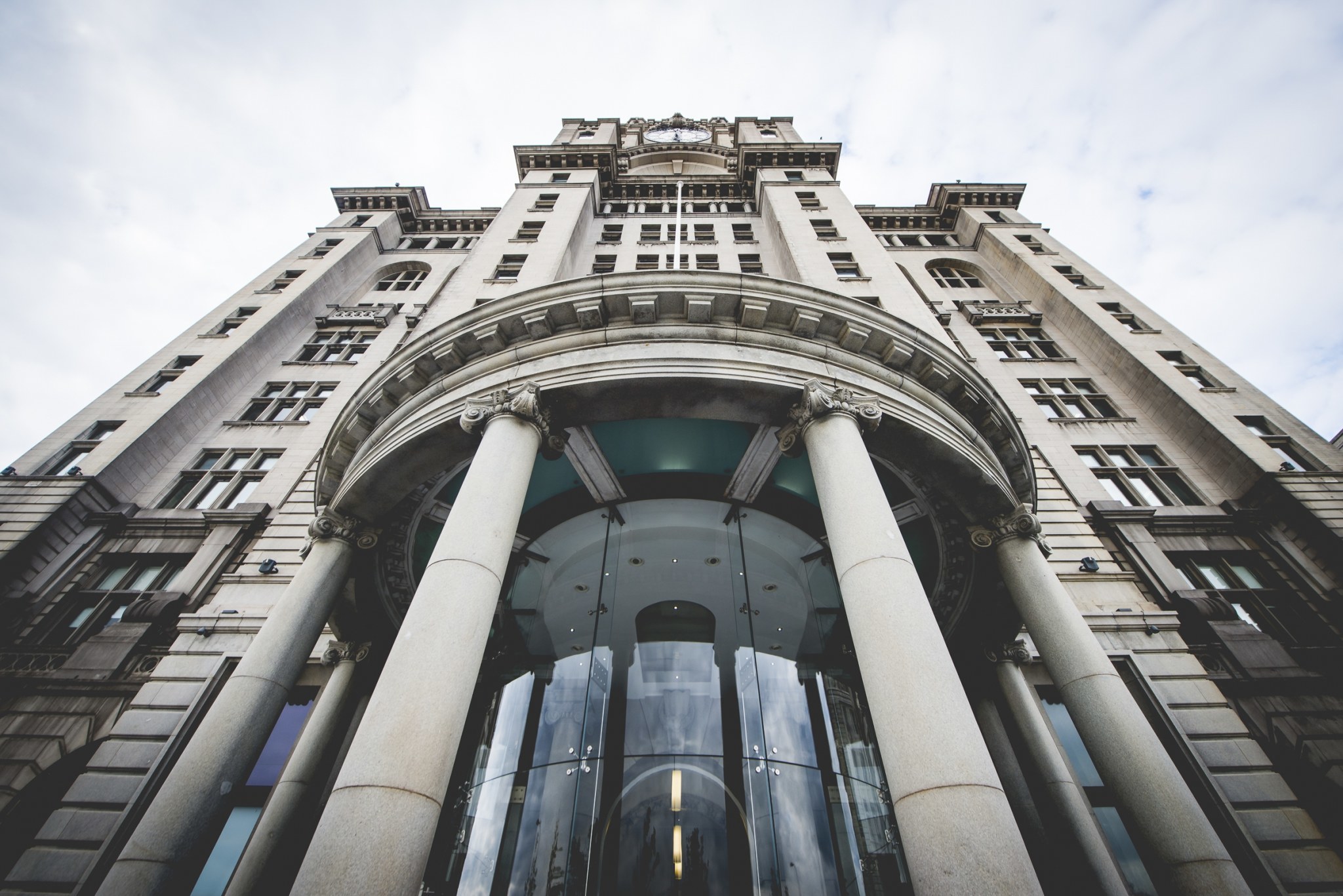Entrance of the Royal Liver Building